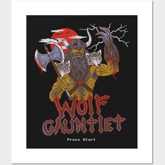 Wolf Gauntlet Wall Art by Hillary White Rabbit